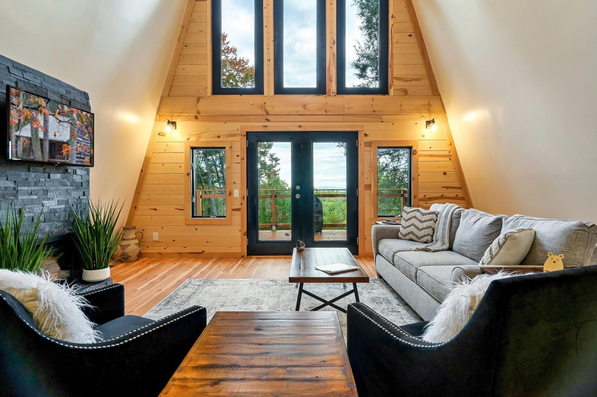Secluded Mtn View New! 10 Mins To Gatlinburg Or Park Villa Exteriör bild