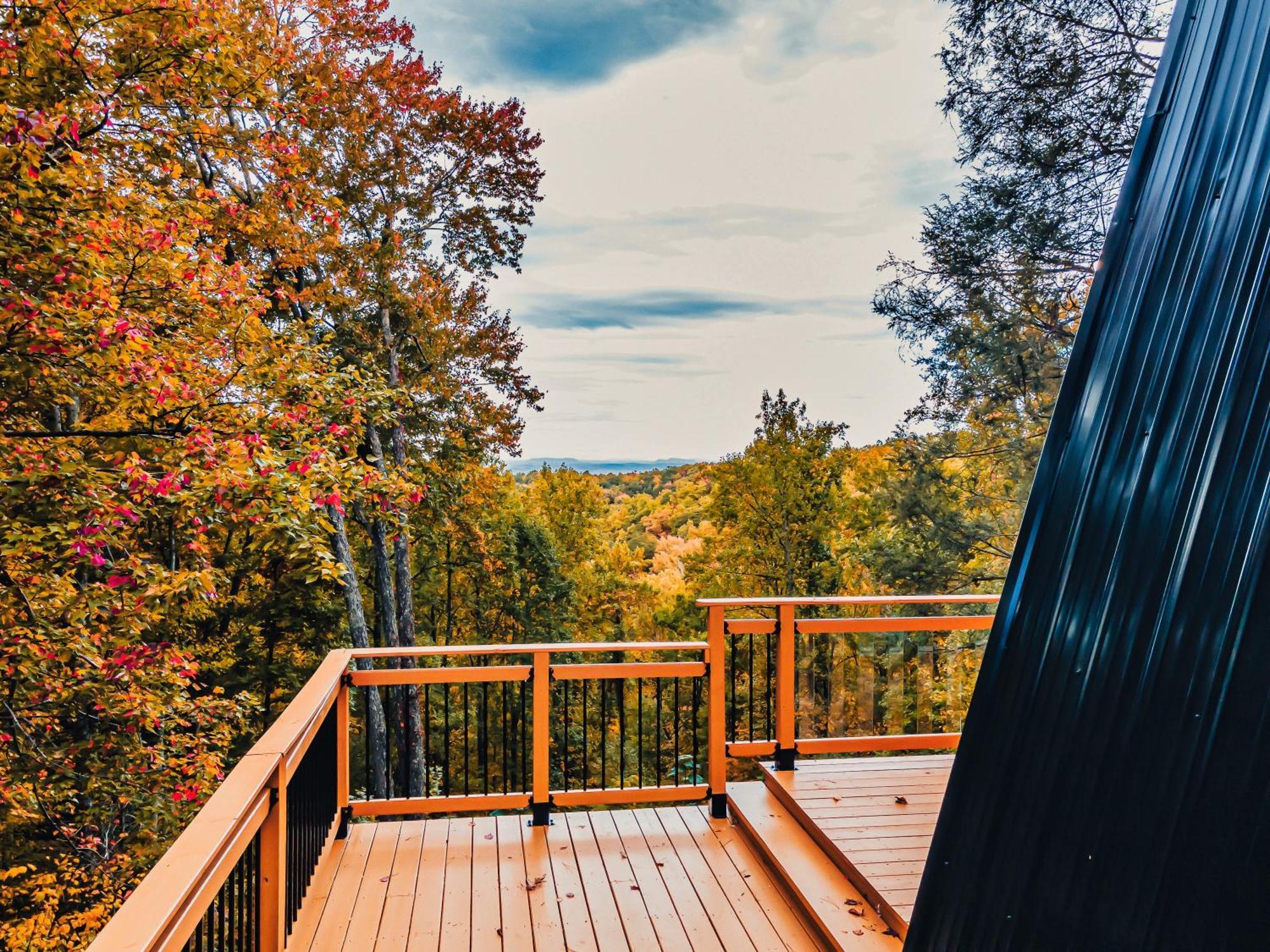 Secluded Mtn View New! 10 Mins To Gatlinburg Or Park Villa Exteriör bild
